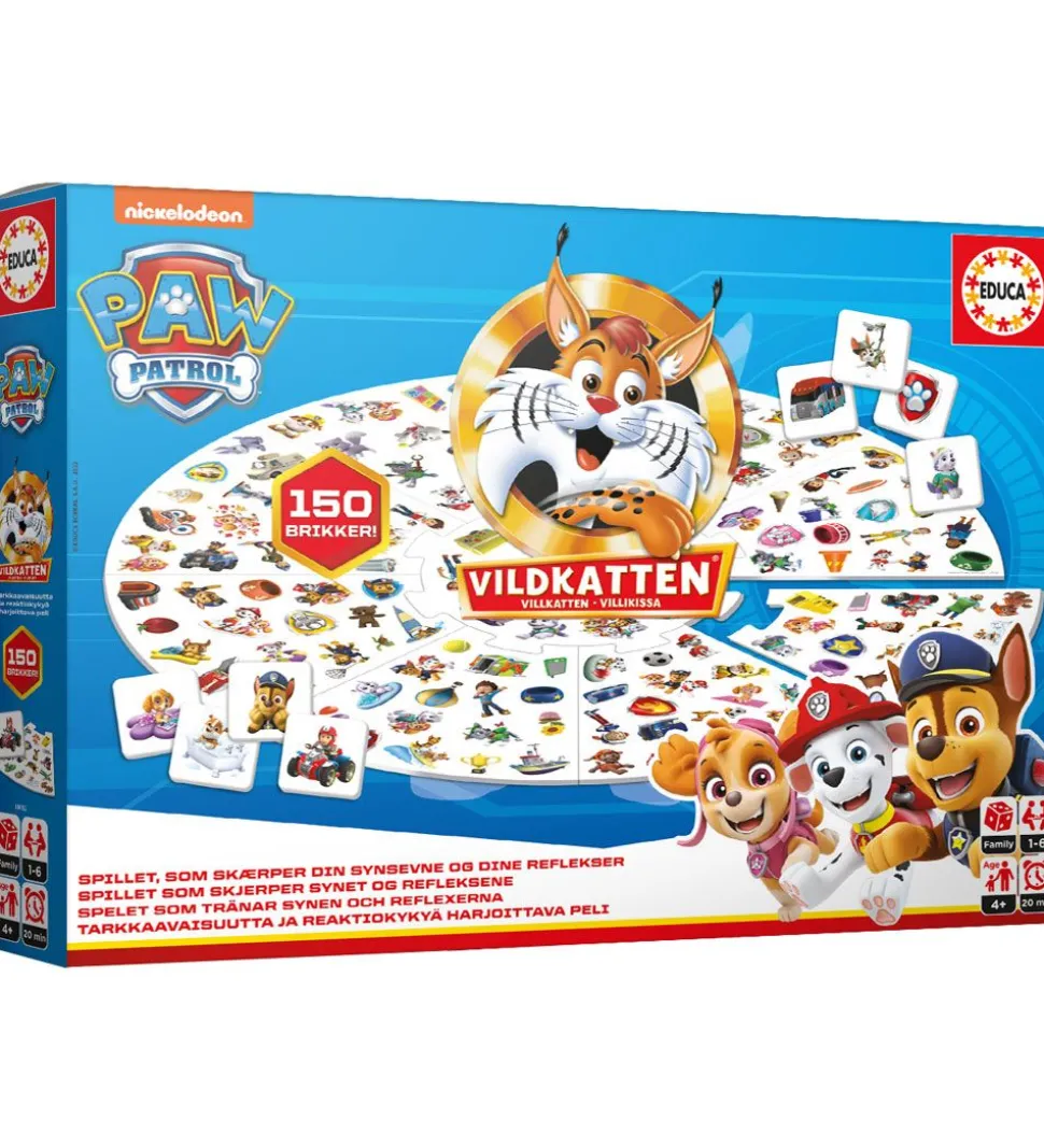 Educa Brætspil - Vildkatten Paw Patrol