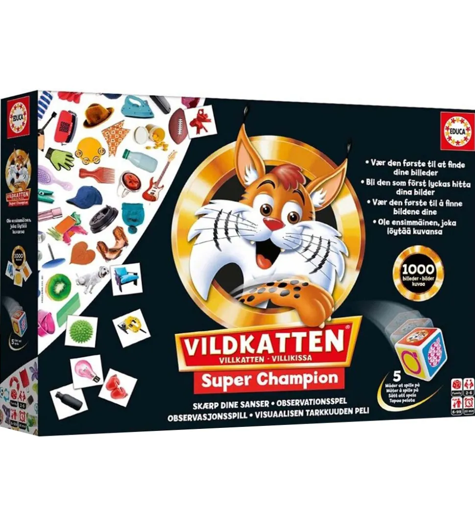 Educa Brætspil - Vildkatten Super Champion