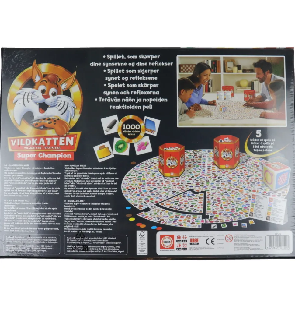 Educa Brætspil - Vildkatten Super Champion