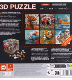 Educa 3D Puslespil - 216 Brikker - Cube Wonder