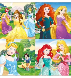 Educa Puslespil - 4 Forskellige - Disney Princess