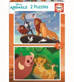 Educa Puslespil - 2x48 Brikker - The Lion King