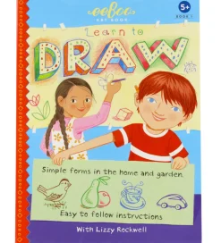 Eeboo Bog - Lær At Tegne - Simple Former - Engelsk