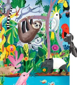 Eeboo Dagbog m. Lås - Regnskoven