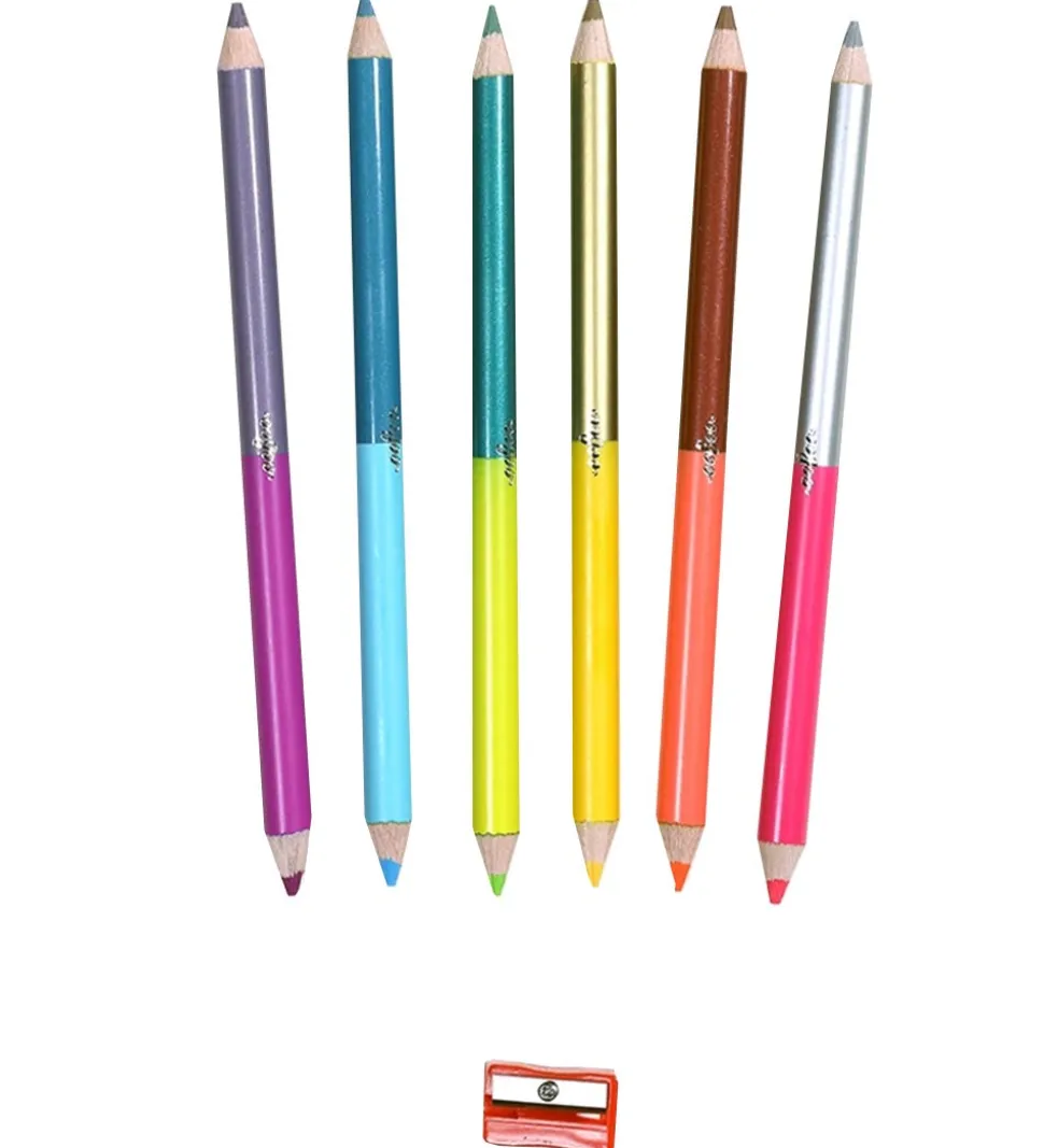 Eeboo Farveblyanter - 6 Stk. - Jumbo - Dinosaur