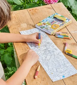 Eeboo Farveblyanter - 8 Stk. - Vilde Dyr m. Tegning