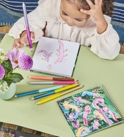 Eeboo Farveblyanter - 6 Stk. - Jumbo - Axolotl