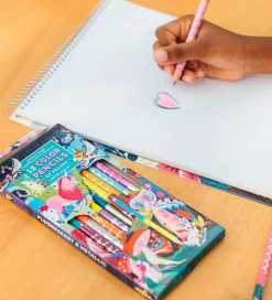 Eeboo Farveblyanter - 12 stk. - Neon/Metallic - Magiske Skabning