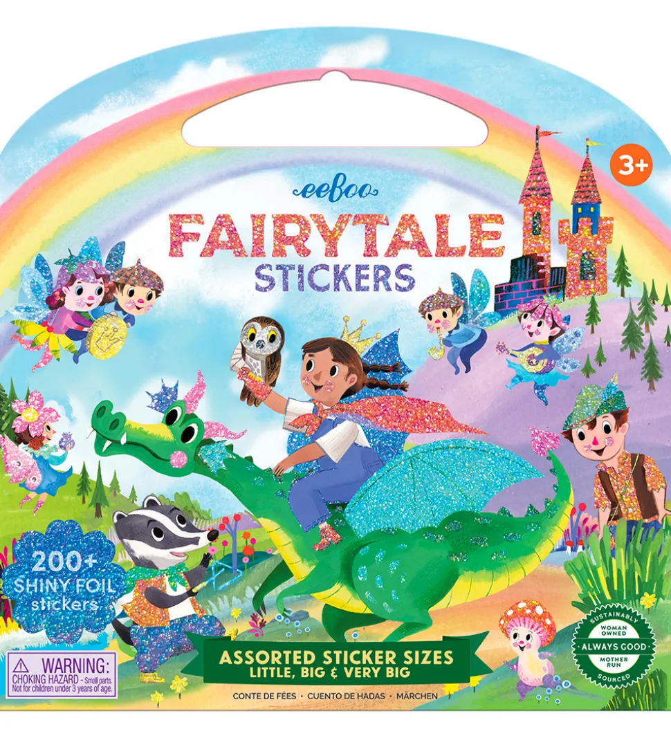 Eeboo Klistermærkebog - 200+ stk. - Eventyr
