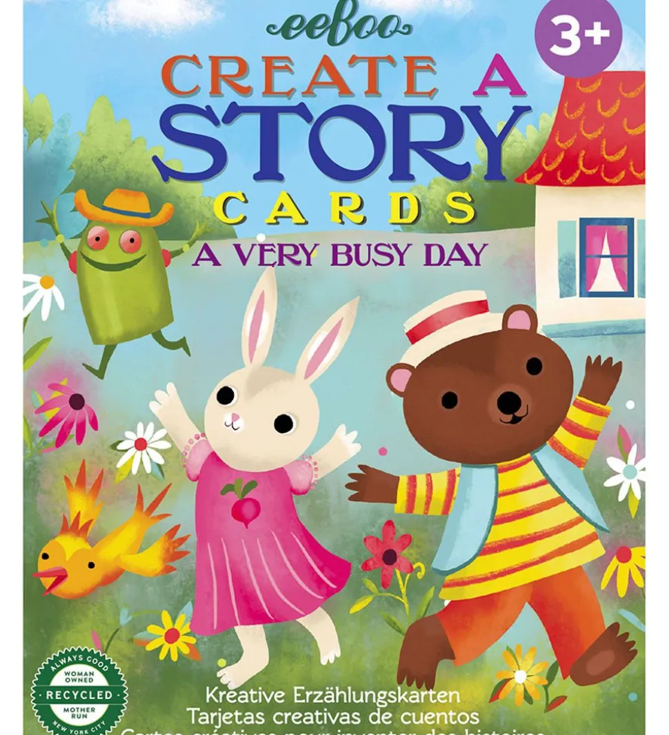 Eeboo Læringsspil - Fortæl En Historie Samtalekort - En Travl Da