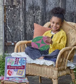 Eeboo Læringsspil - Lær At Sy-Kort - Farver Og Mønstre