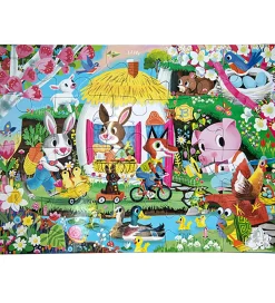 Eeboo Puslespil - 20 Brikker - 28x38 cm - Forår