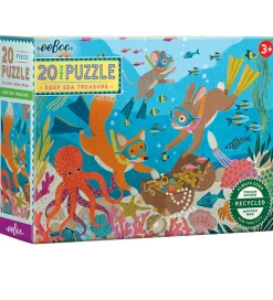 Eeboo Puslespil - 20 Brikker - 28x38 cm - Dybhavsskat