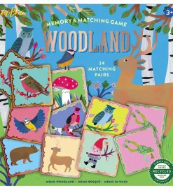 Eeboo Vendespil - 24 Par - Skov