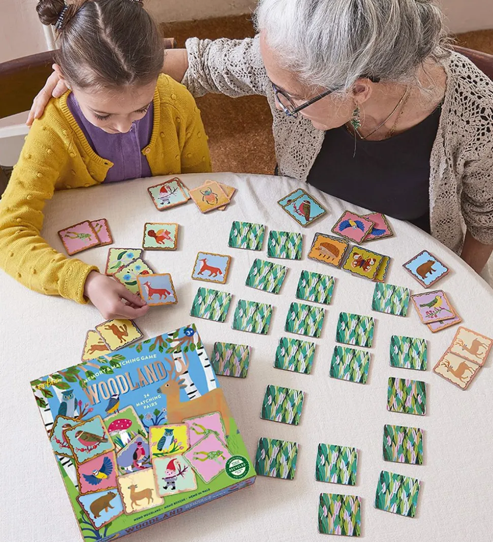 Eeboo Vendespil - 24 Par - Skov