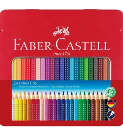 Faber-Castell Farveblyanter - Grip - akvarel - 24 stk - Multi