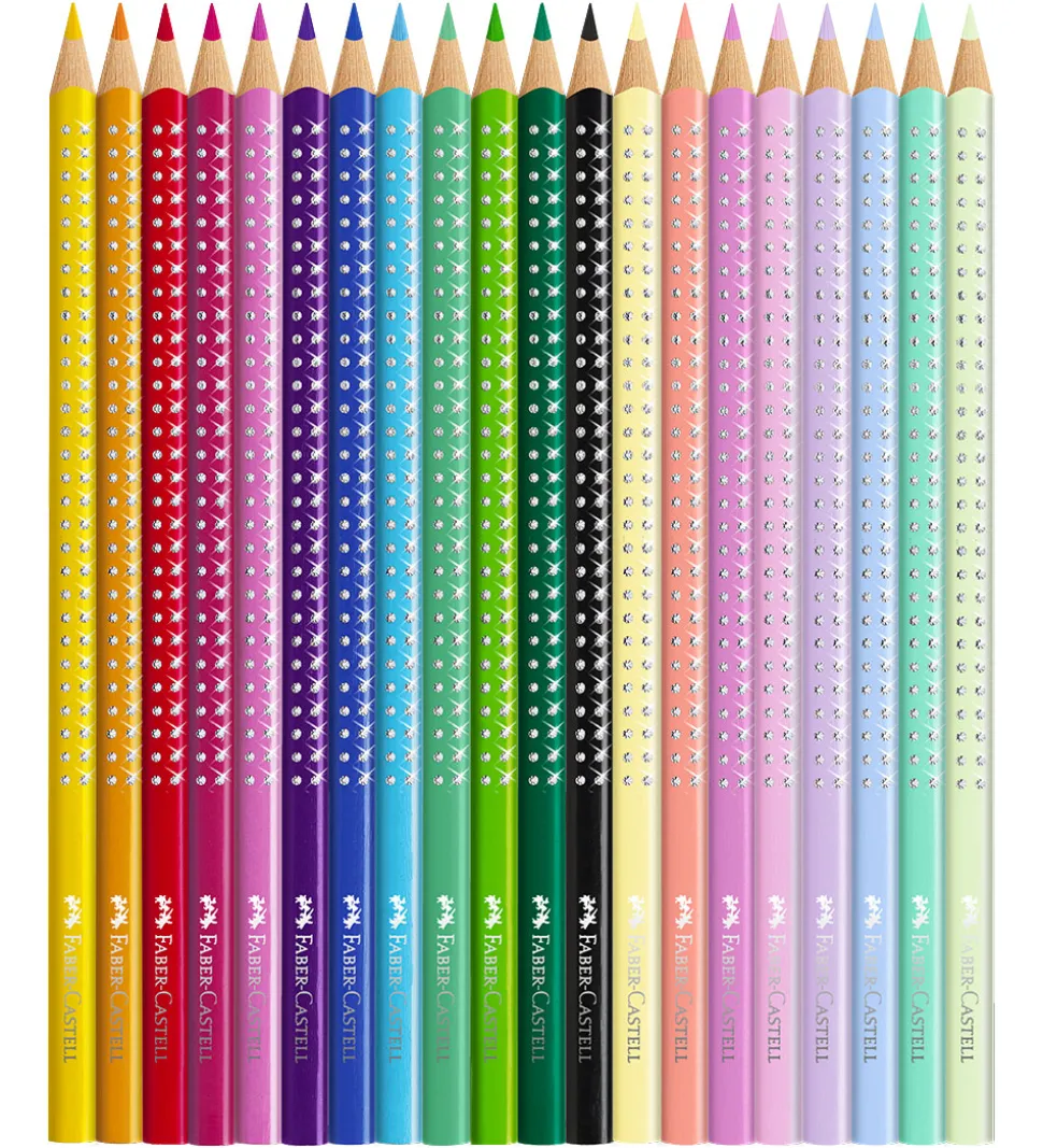 Faber-Castell Farveblyanter - Trekantet - Grip Sommerfugl - 20 s