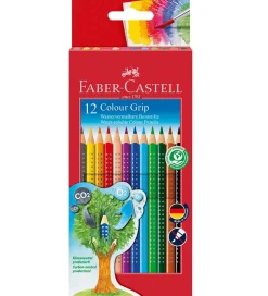 Faber-Castell Farveblyanter - Grip - Akvarel - 12 stk - Multi