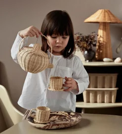 ferm Living Te-Sæt - Rattan - Natual