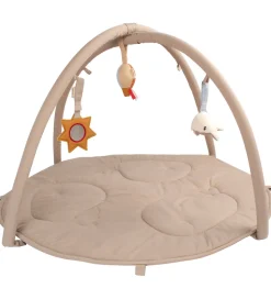 Filibabba Aktivitetstæppe m. 3 Aktivitetslegetøj - Beige