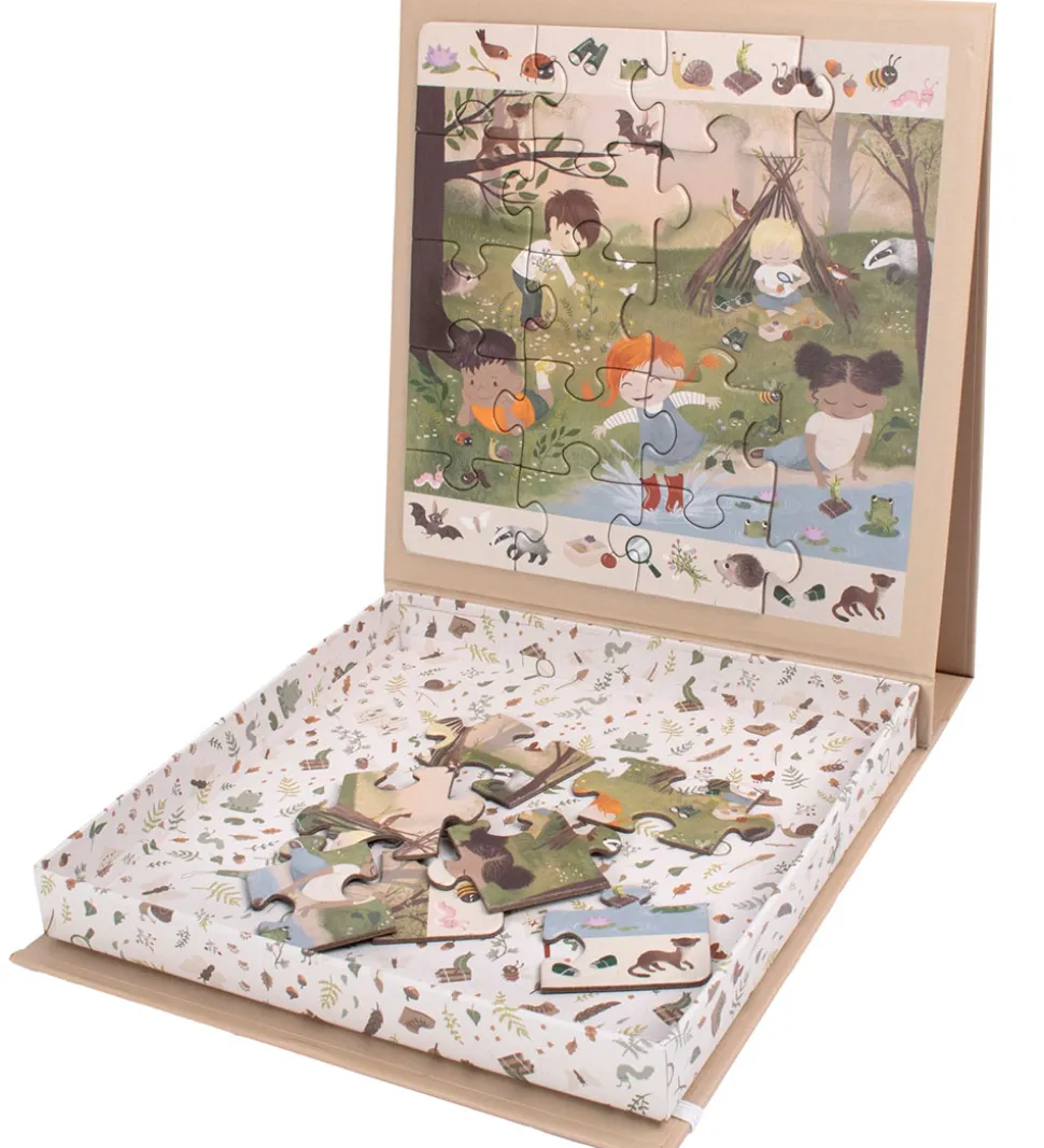 Filibabba Magnetisk Puslespil - 20 Brikker - Eventyr i Skoven