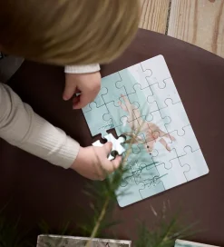 Filibabba Puslespil-Sæt - 4x20 Brikker - Wonderful Winterland