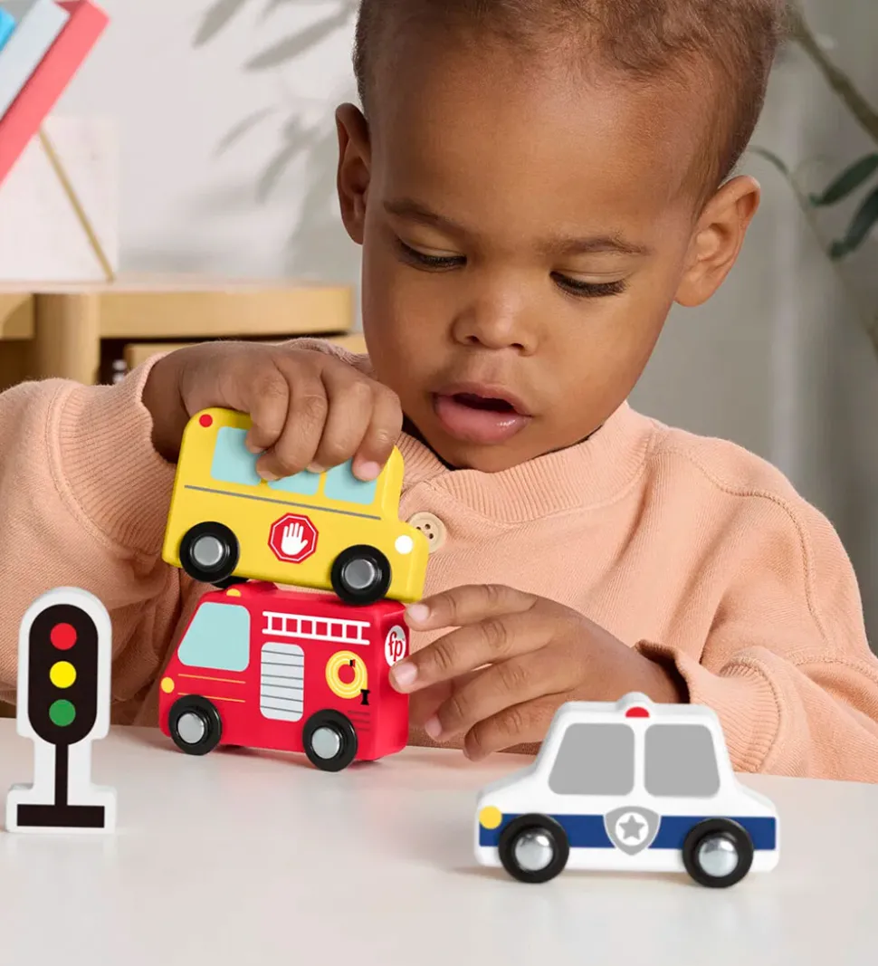 Fisher Price Biler - Træ - Små Køretøjer