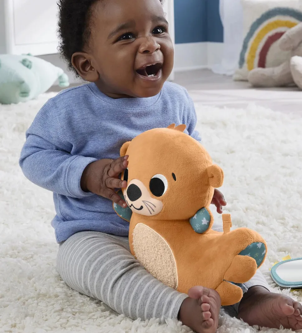 Fisher-Price Bamse - 22,8 cm - 2-In-1 Rockin' Tummy Time Otter