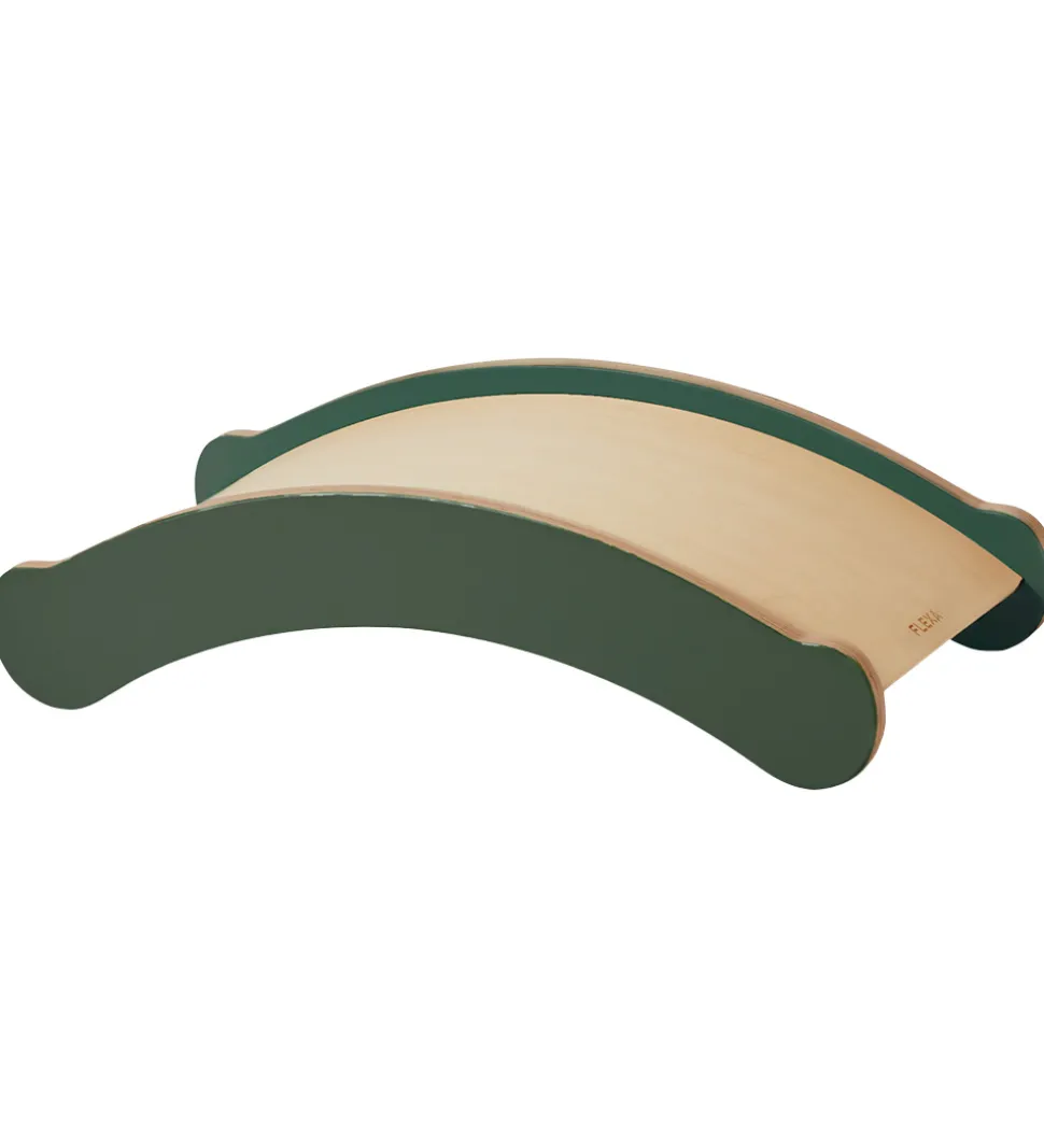 Flexa Balancebræt - Mini - Play - 68,7x31,1x18,3 cm - Deep green