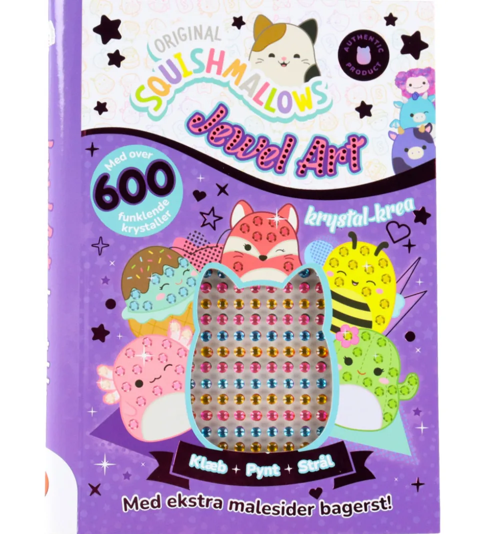 Forlaget Bolden Aktivitetsbog - Squishmallows Jewel Art - DA