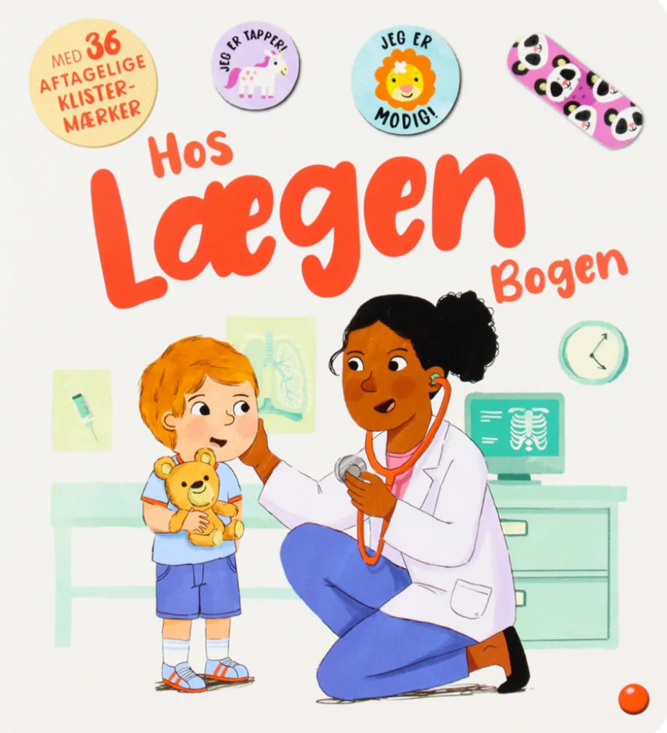 Forlaget Bolden Billedbog - Hos Lægen Bogen - 36 Klistermærker
