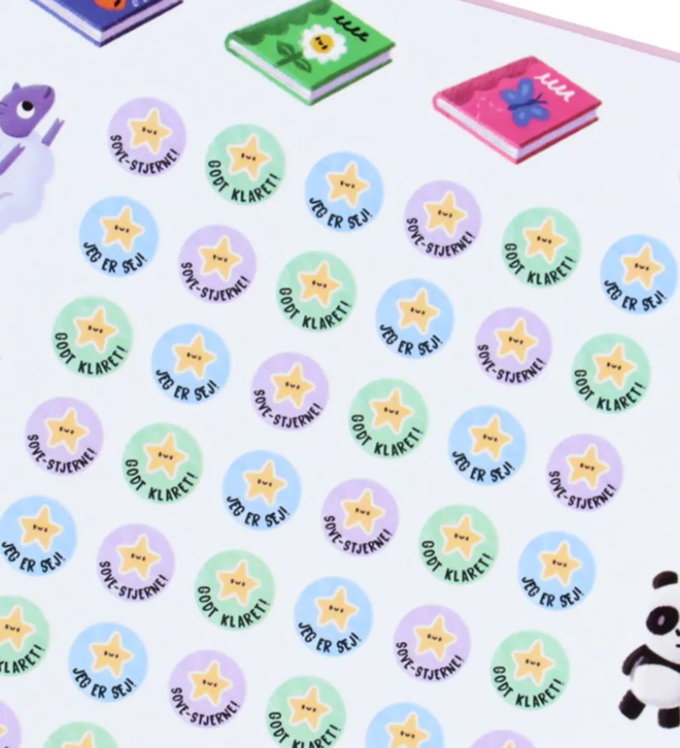 Forlaget Bolden Billedbog - Godnat Bogen - 50+ Klistermærker