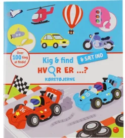 Forlaget Bolden Bog - Kig og find og sæt ind: Hvor er køretøjern