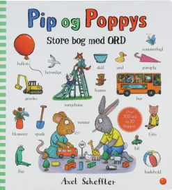 Forlaget Bolden Bog - Pip Og Poppys Store Bog m. Ord