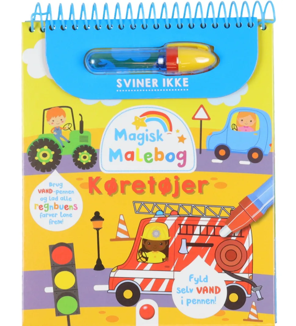 Forlaget Bolden Magisk Malebog - Køretøjer