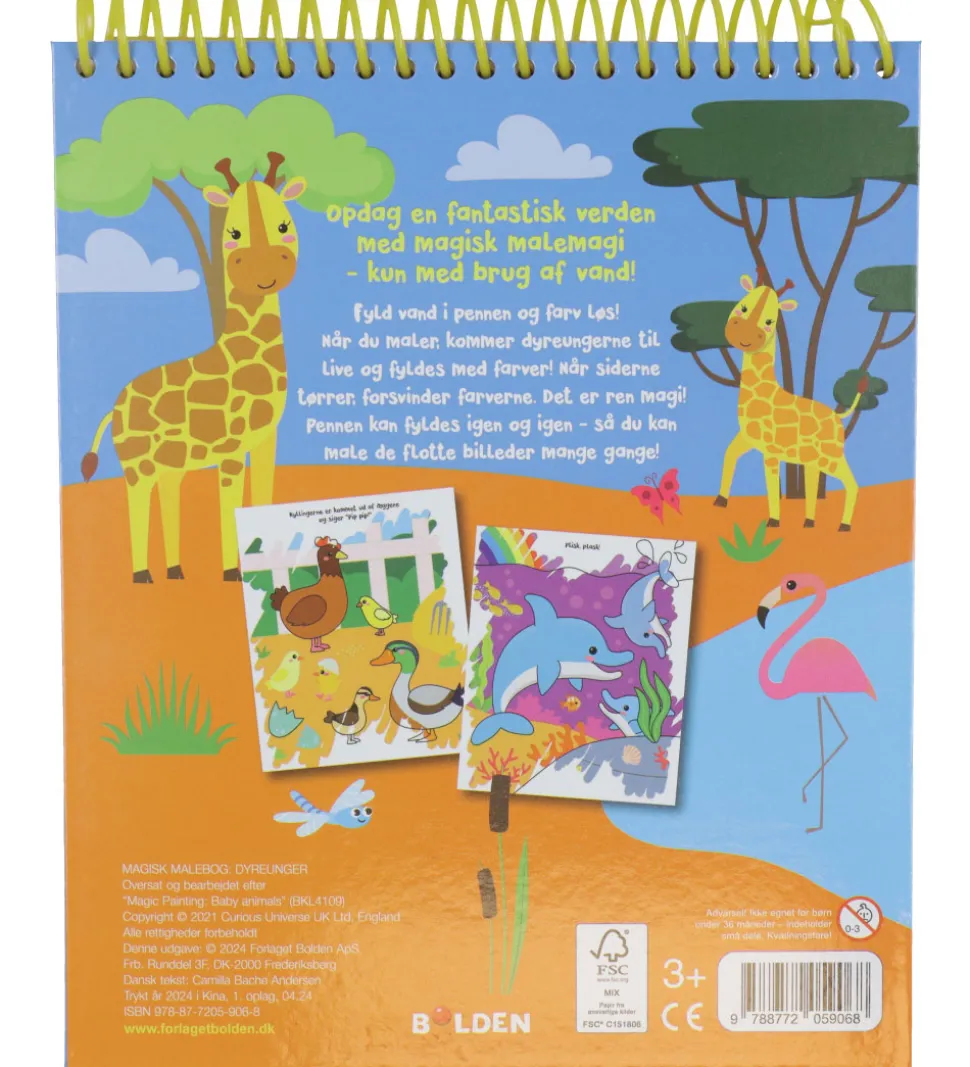 Forlaget Bolden Magisk Malebog - Dyreunger