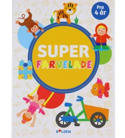 Forlaget Bolden Malebog - Super Farvelade - Dansk