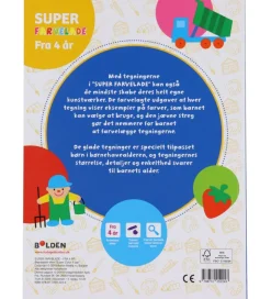 Forlaget Bolden Malebog - Super Farvelade - Dansk
