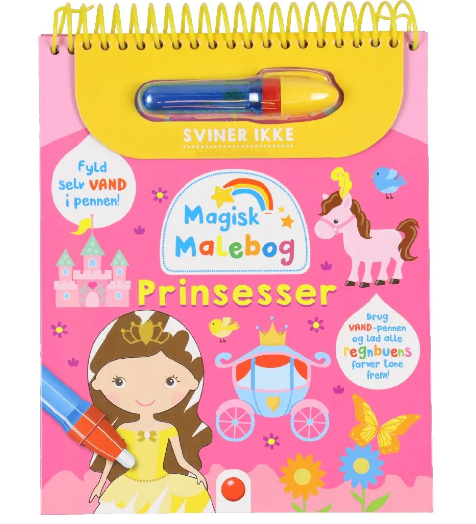 Forlaget Bolden Malebog - Magisk Malebog: Prinsesser - Dansk