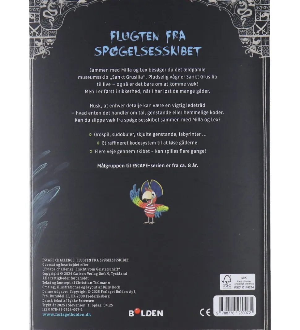 Forlaget Bolden Opgavebog - Flugten fra Spøgelsesskabet