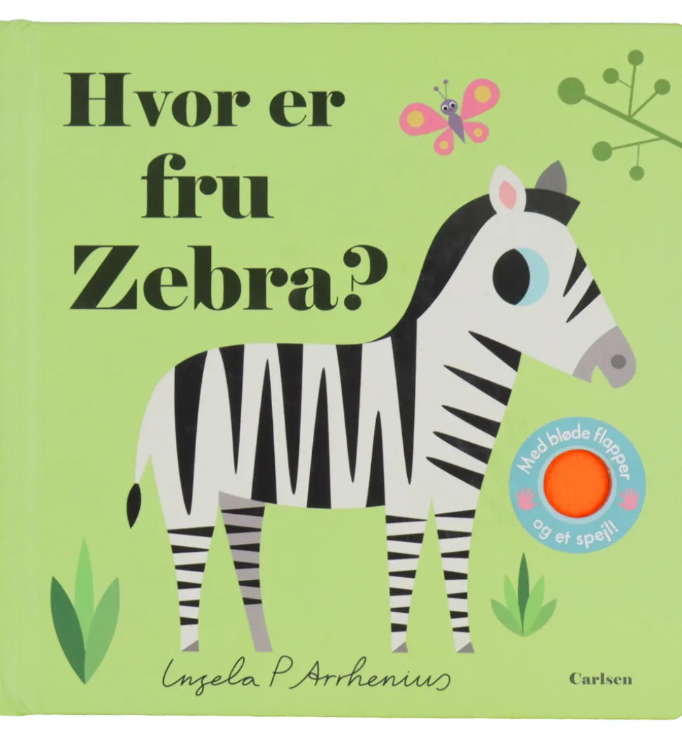 Forlaget Carlsen Billedbog m. Flapper - Hvor Er Fru Zebra?