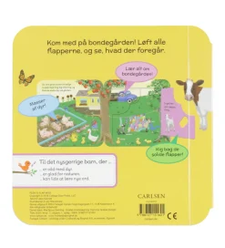 Forlaget Carlsen Billedbog m. Flapper - Kom Med På Bondegården -