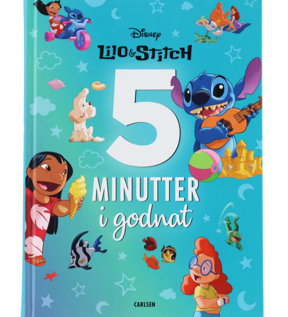 Forlaget Carlsen Bog - Fem Minutter I Godnat - Lilo Og Stitch -
