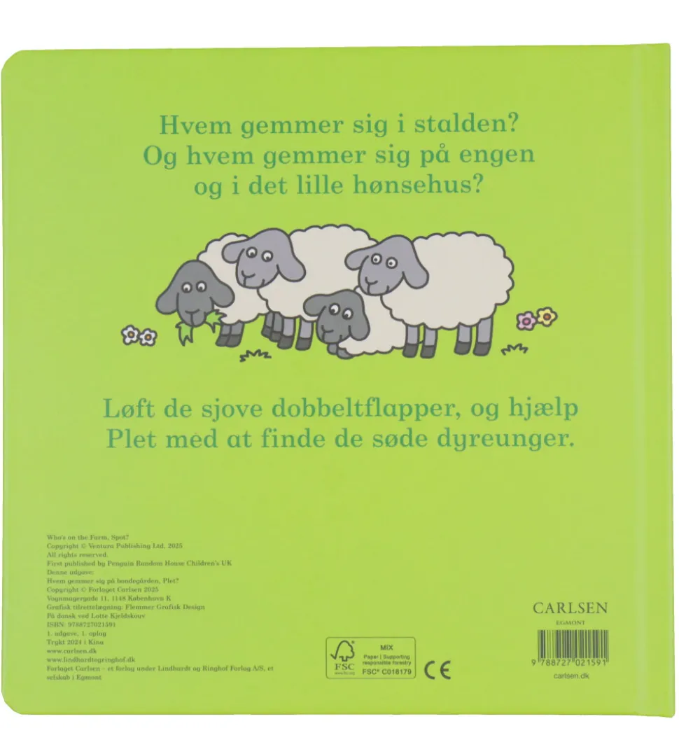 Forlaget Carlsen Bog - Hvem Gemmer Sig På Bondegården Plet - Dan