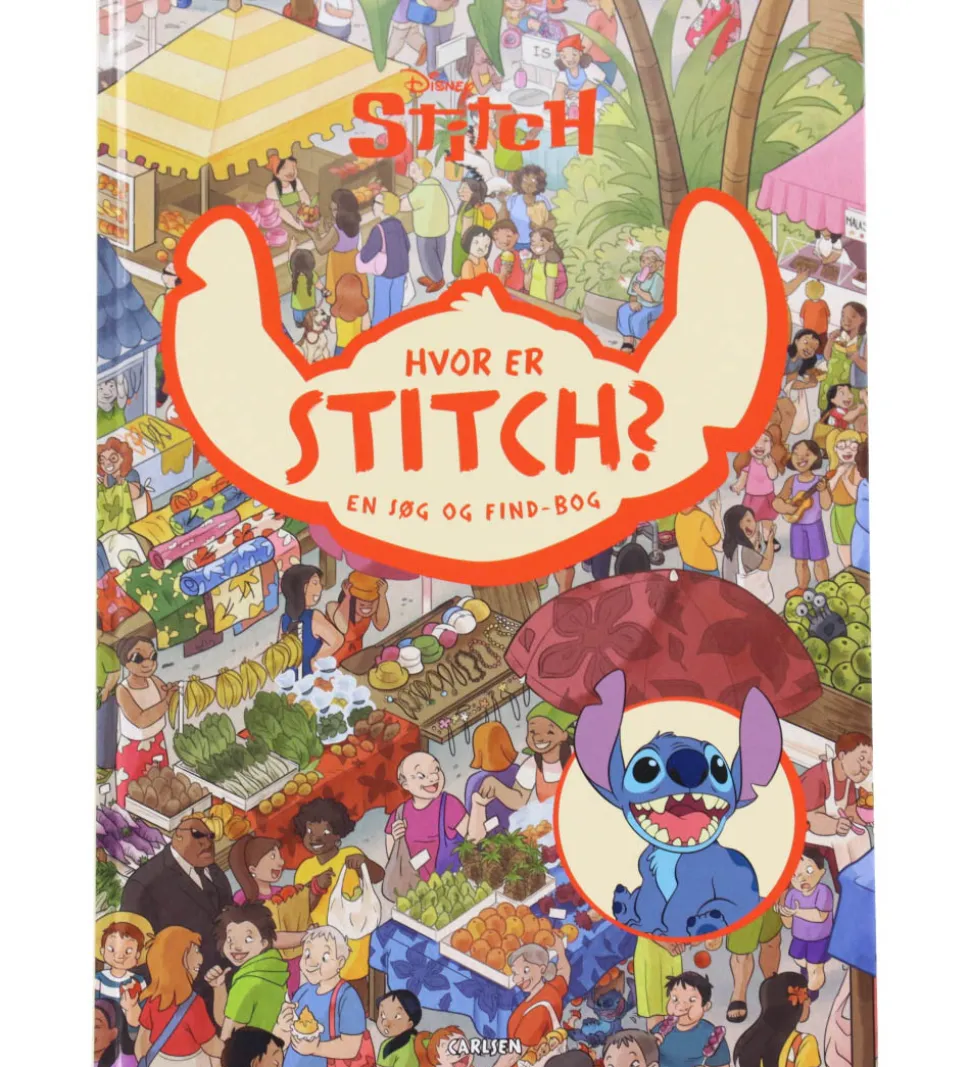 Forlaget Carlsen Bog - Hvor Er Stitch? En Søg Og Find-bog