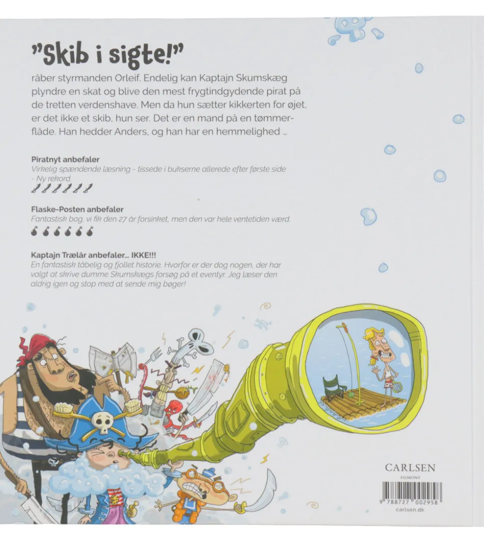Forlaget Carlsen Bog - Kaptajn Skumskæg og tømmerflådens hemmeli