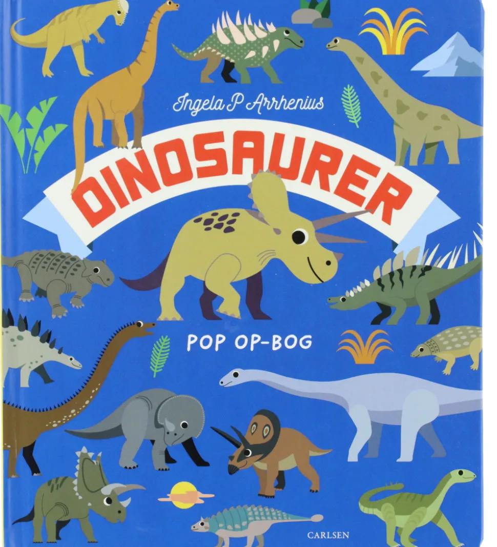 Forlaget Carlsen Pop Op Bog - Dinosaurer