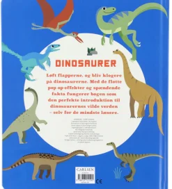 Forlaget Carlsen Pop Op Bog - Dinosaurer