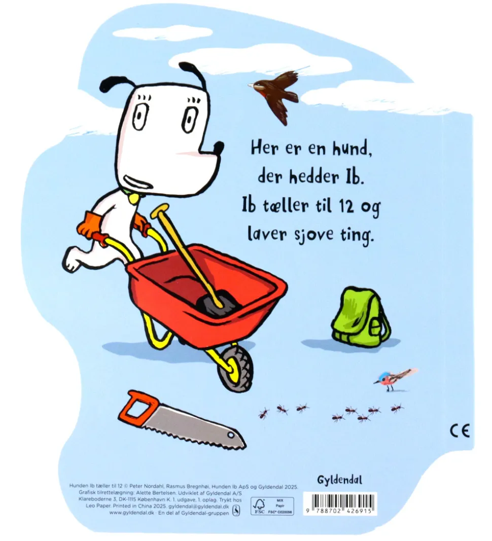 Forlaget Gyldendal Billedbog - Hunden Ib Tæller Til 12
