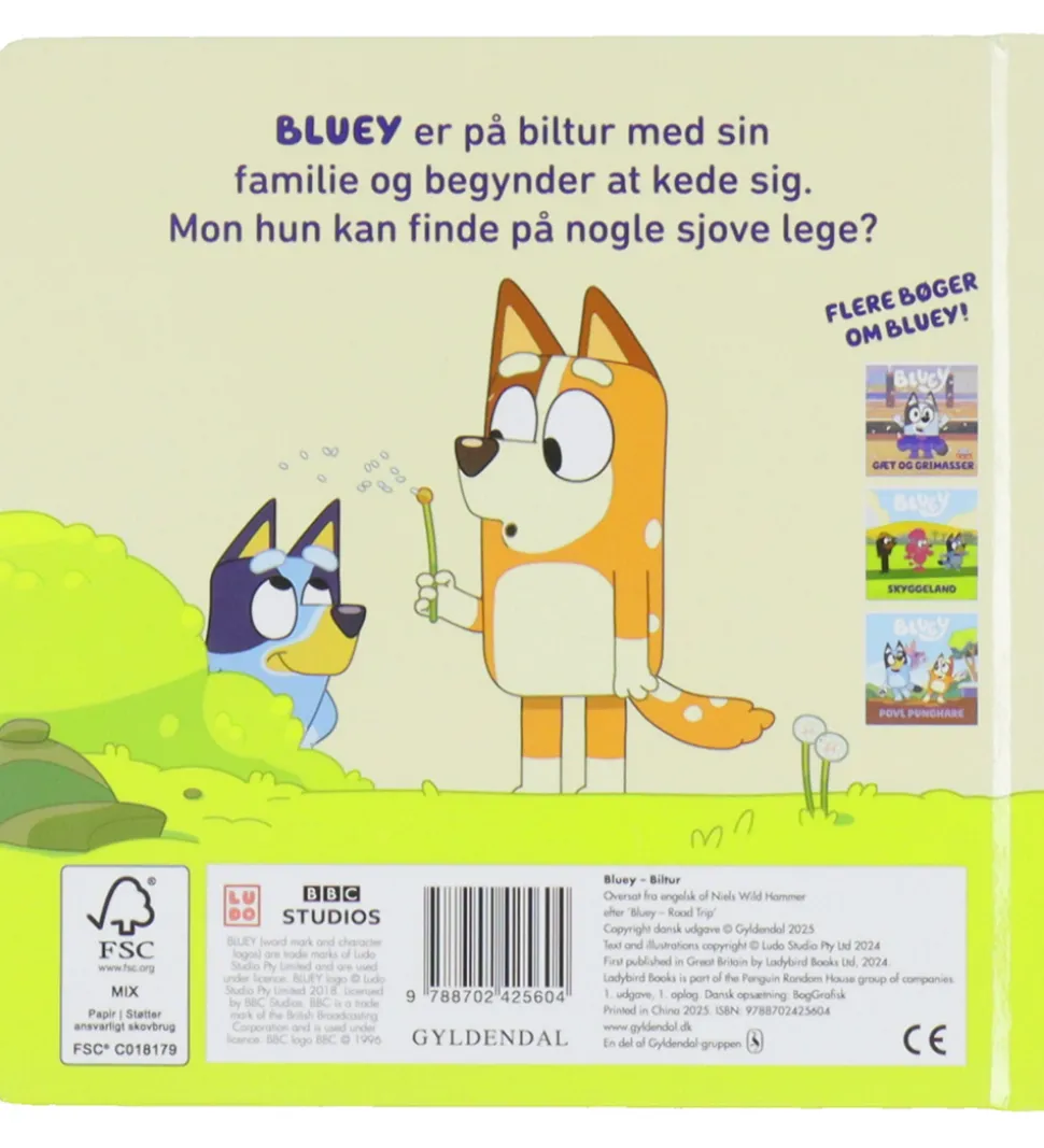 Forlaget Gyldendal Bog - Bluey - Biltur